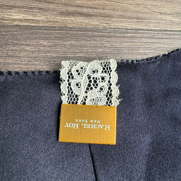 Rachel Roy Women's Blouse Top Size 2 Multicolor Floral 100% Silk Sleeveless - Picture 6 of 7